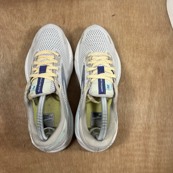 Brooks Adrenaline GTS 22 Womens Size 7.5 Grey Running Shoes - Picture 6 of 10